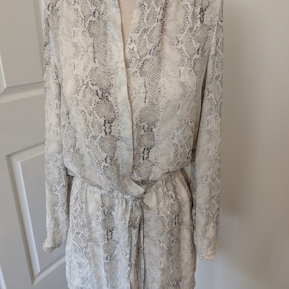 Hilary Radley Dresses & Skirts - Snakeskin Print Wrap Dress